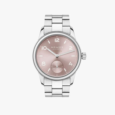 NOMOS Club Sport neomatik ros&eacute; Pink Dial Watch, 34mm
