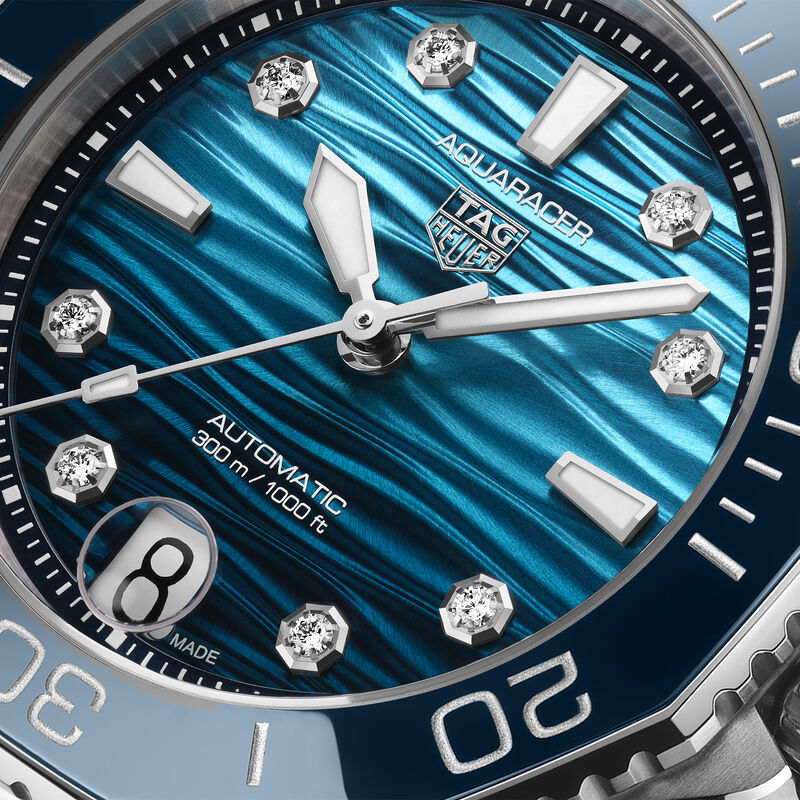 TAG Heuer Aquaracer Professional 300 Blue Dial Watch, 36mm image number 4