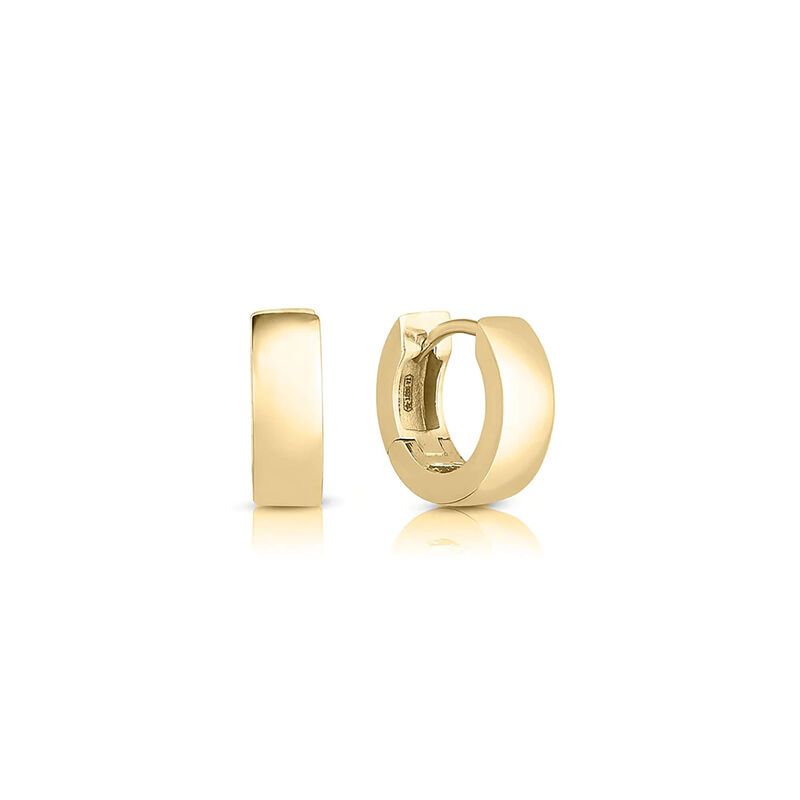Roberto Coin Perfect Gold Hoop Earrings, 18K Yellow Gold image number 1