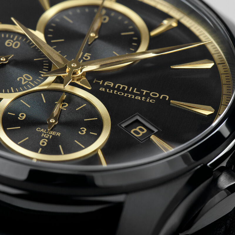 Hamilton Jazzmaster Auto Chrono Black Dial Watch, 42mm image number 3