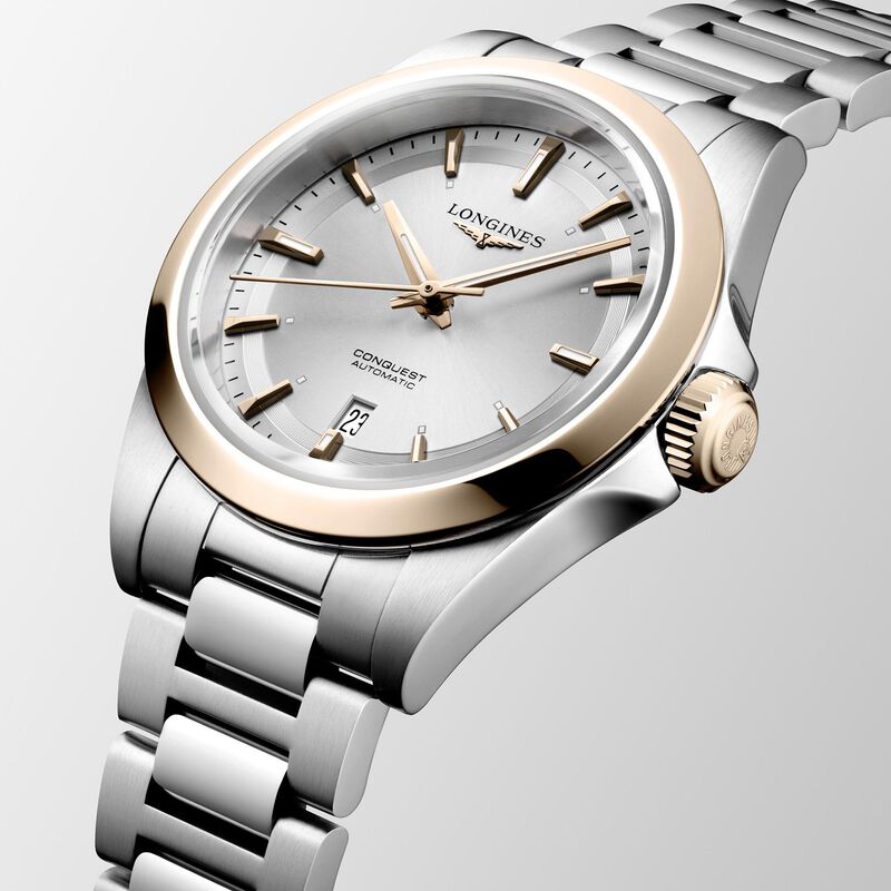 Longines Conquest Silver Dial Watch, 30mm image number 2