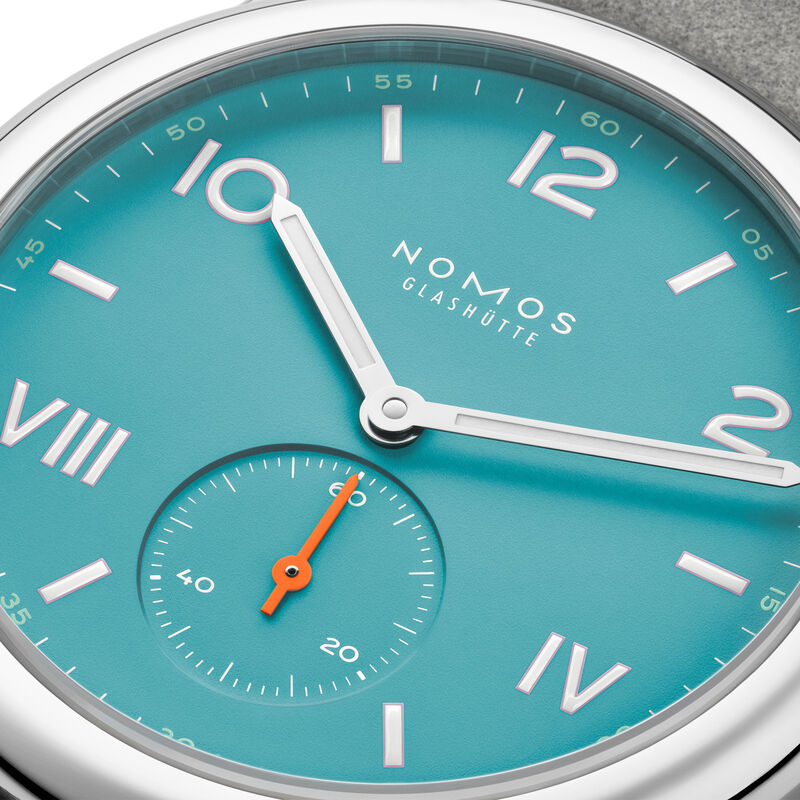 NOMOS Club Campus Endless Blue Turquoise Dial Watch, 38.5mm image number 2
