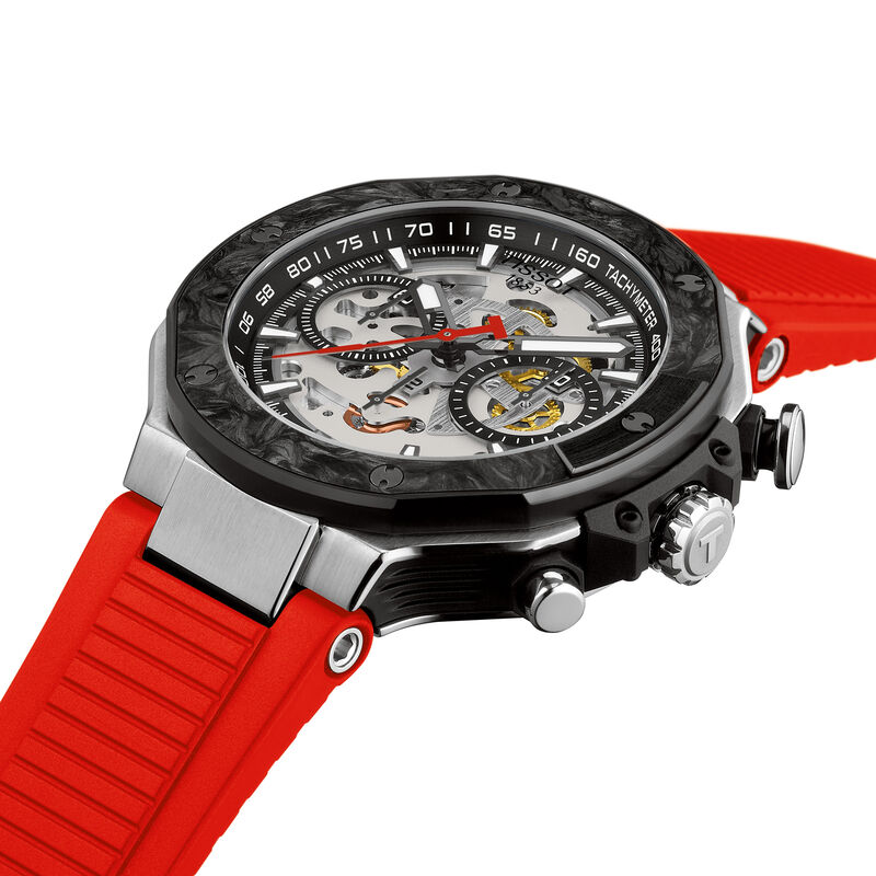 TISSOT T-Race MotoGP 2026 Gray Skeleton Dial Watch, 45mm image number 1