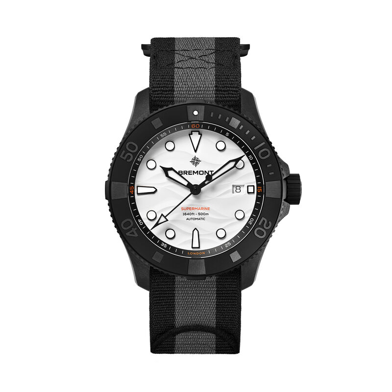 Bremont Supermarine Full Ceramic Polar White Dial Watch, 43mm image number 0