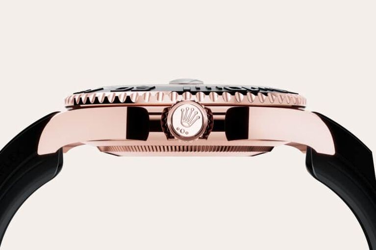 rolex yacht-master in 18 ct everose gold, m126655-0002 - 18 ct everose gold - ben bridge
