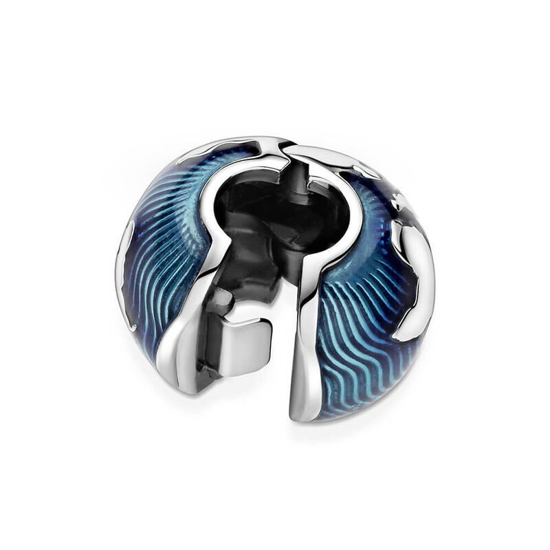Pandora Blue Globe Clip Enamel Charm image number 3