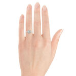 Ben Bridge Signature Diamond Halo Ring 18K