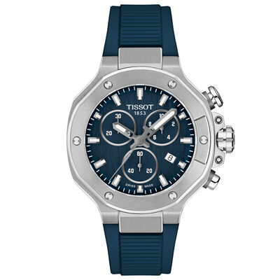 TISSOT T-Race Blue Dial Watch, 38mm