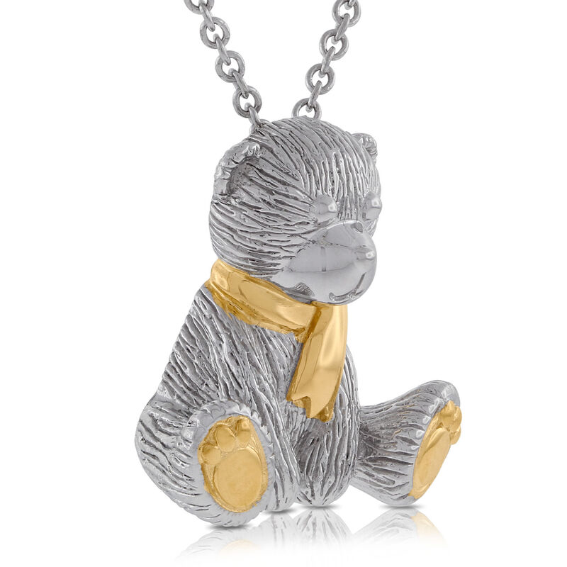 2013 Benny Bear Pendant in Sterling Silver image number 1