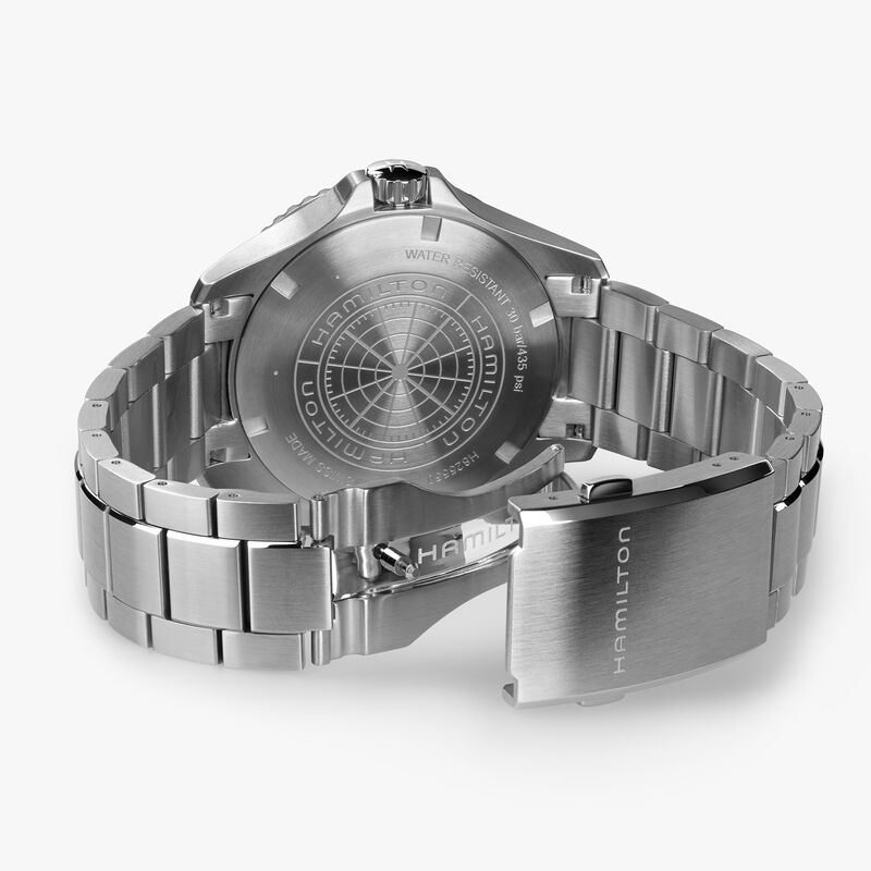 Hamilton Khaki Navy Scuba Automatic GMT Silver Dial Watch, 43mm image number 3