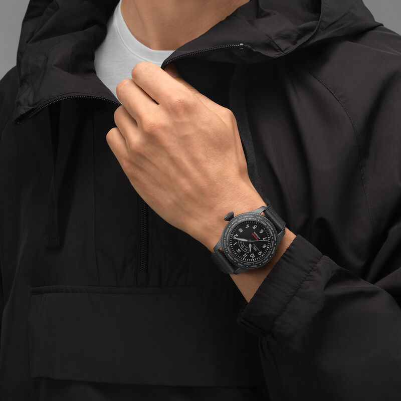 IWC Pilot's Watch Timezoner TOP GUN Ceratanium Black Dial Watch, 46mm image number 3
