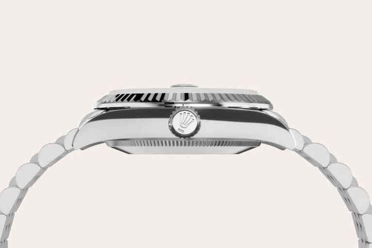 rolex datejust in white rolesor - combination of oystersteel and white gold, m278274-0018 - white rolesor - ben bridge