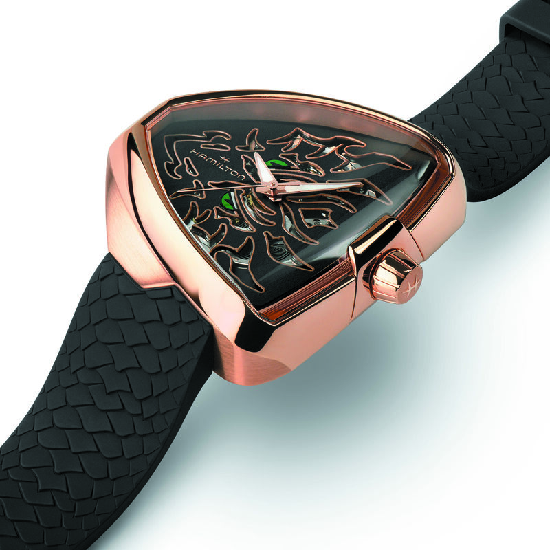 Hamilton Ventura Elvis80 Skeleton Black Dial Watch, 42mm x 45mm image number 1