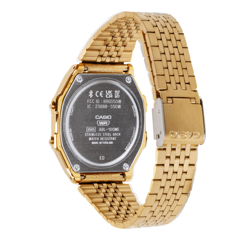 Casio Vintage Gray Digital Dial Watch, 37.9mm x 41.6mm image number 2