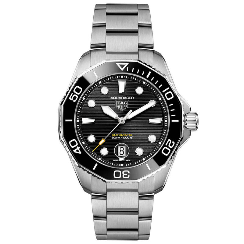 TAG Heuer Aquaracer Professional 300 Black Steel Watch, 43mm image number 0