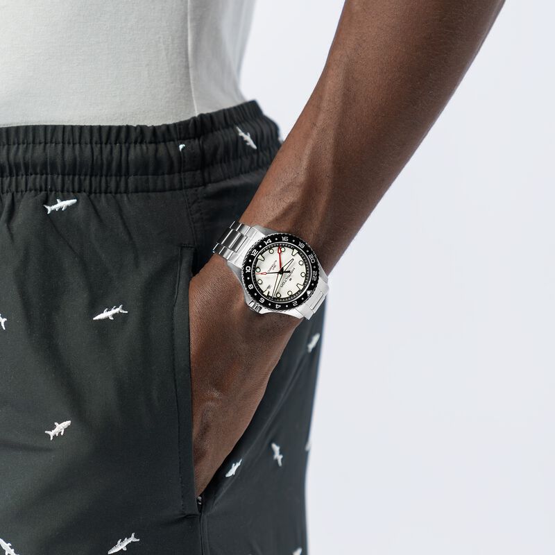 Hamilton Khaki Navy Scuba Automatic GMT Silver Dial Watch, 43mm image number 4