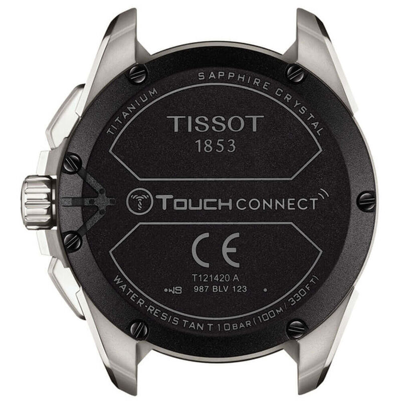 Tissot T-Touch Connect Solar Red Rubber Titanium Watch, 47.5mm image number 9