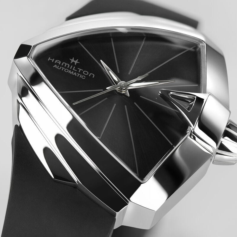 Hamilton Ventura S Auto Black Dial Watch, 34mm x 38mm image number 3