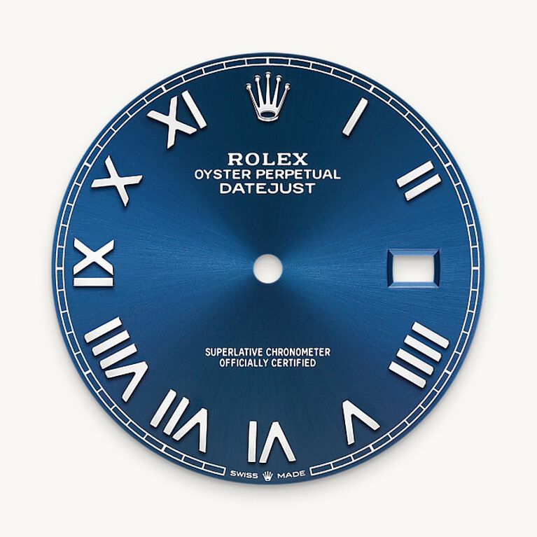 rolex datejust in oystersteel, m126300-0029 - bright blue dial - ben bridge