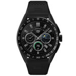 TAG Heuer Connected Calibre E4 Black Titanium Rubber Watch, 45mm