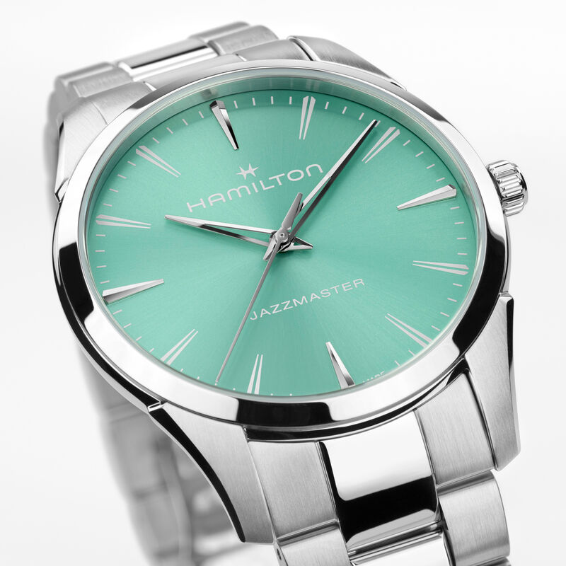 Hamilton Jazzmaster Quartz Blue Dial Watch, 40mm image number 2