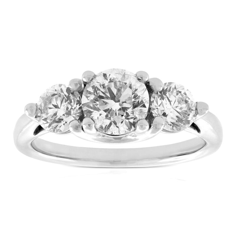 Ikuma Canadian 3-Stone Diamond Engagement Ring 14K image number 1