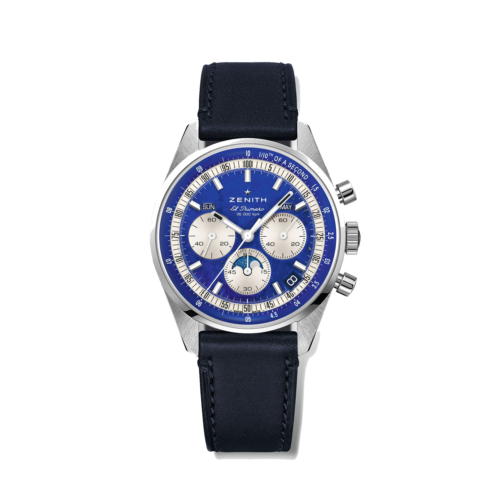 Zenith Chronomaster Original Lapis Lazuli Blue Dial Watch, 38mm