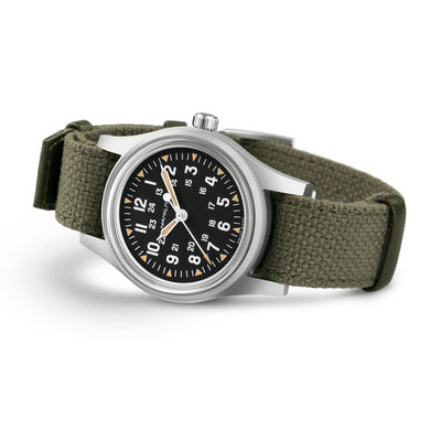 Hamilton Khaki Field Mechanical Green Dial Watch, 36mm