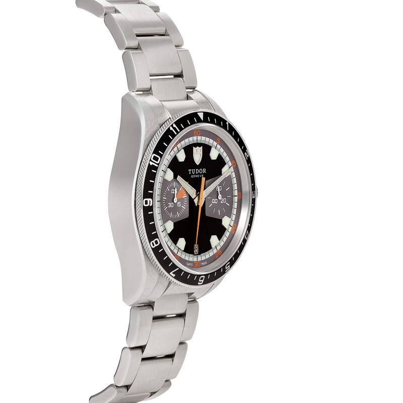 Pre-Owned 42mm TUDOR Heritage Chrono, Stainless Steel, Black Dial image number 2