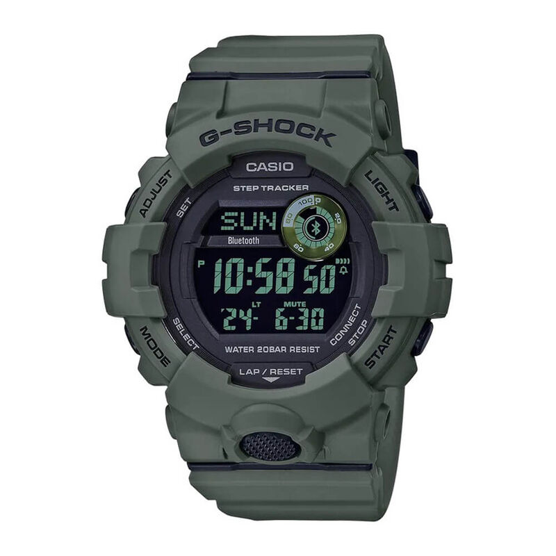 G-Shock G-Squad Green Strap Bluetooth Watch, 54.1mm image number 1