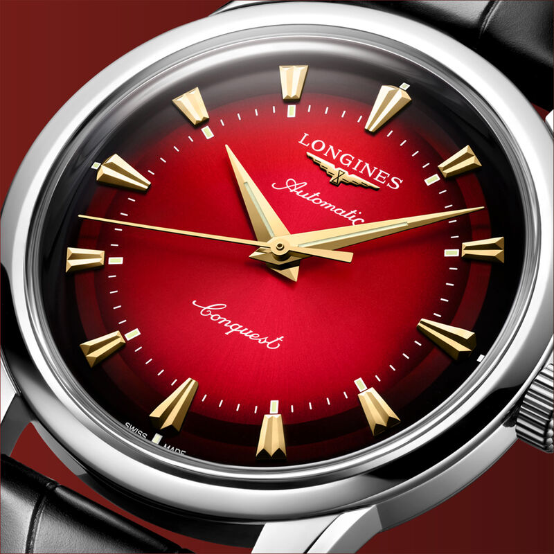 Longines Conquest Heritage Year of The Snake Edition Red Dial Watch, 40mm image number 2