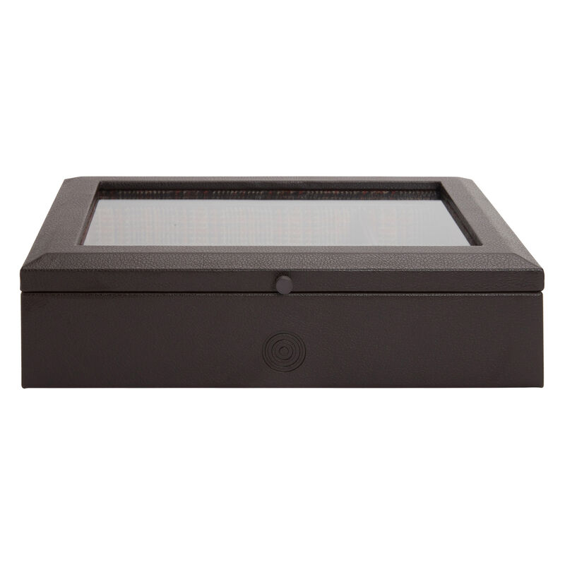 WOLF WM Brown 4 Piece Watch Accessory Box image number 1