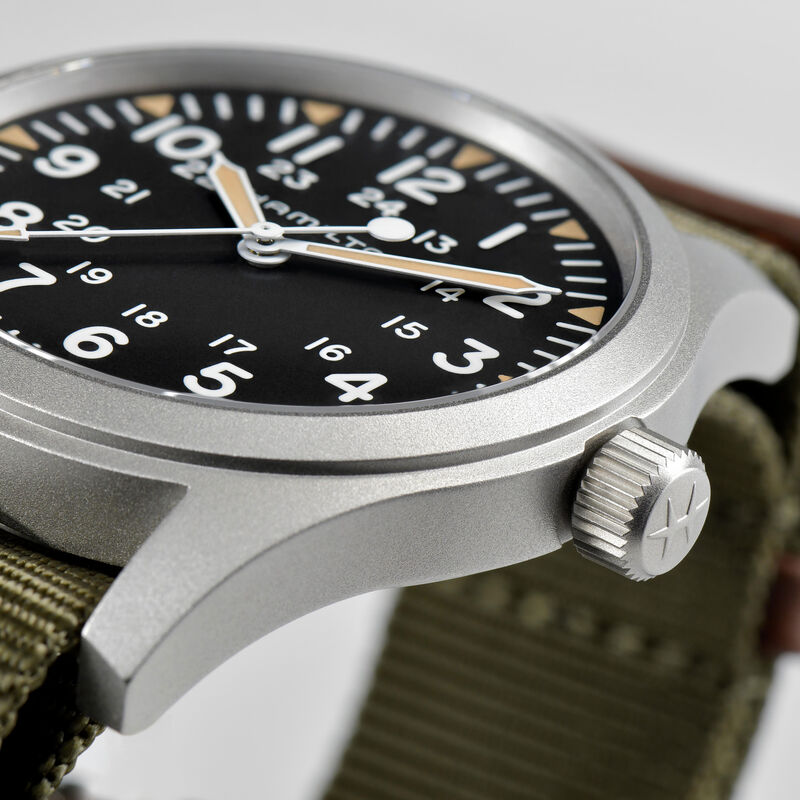 Hamilton Khaki Field Mechanical Watch Black Dial, 42mm image number 2