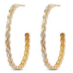 Toscano Hoop Earrings 14K