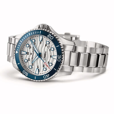 Hamilton Khaki Navy Scuba Auto White Dial Watch, 40mm