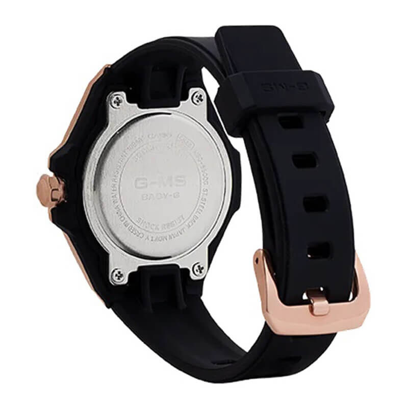G-Shock G-MS Black Strap Rose PVD Solar Watch, 42.4mm image number 2