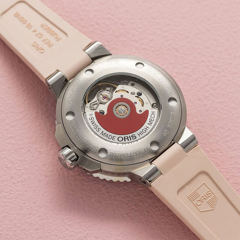 Oris Aquis Date Watch Pink  Dial, 36.5mm image number 3