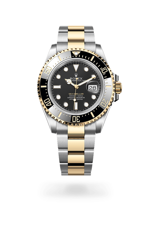 rolex sea-dweller in yellow rolesor - combination of oystersteel and yellow gold, m126603-0001 - ben bridge