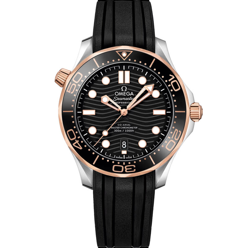 OMEGA Diver 300M Seamaster Steel Black Dial Watch, 42mm image number 0