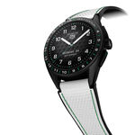 TAG Heuer Connected Golf Special Edition Watch Black Titanium Case Multicolor Dial White Rubber Strap, 45mm