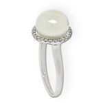 Freshwater Cultured Pearl & Diamond Ring 14K