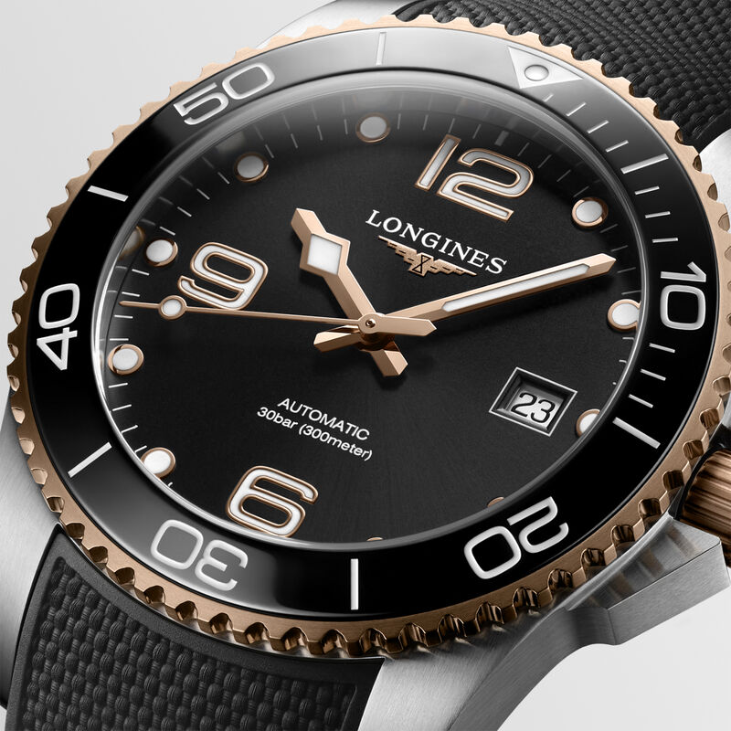 Longines HydroConquest Black Dial Watch, 41mm image number 3