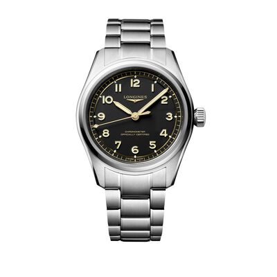Longines Spirit Pilot Black Dial Watch, 39mm