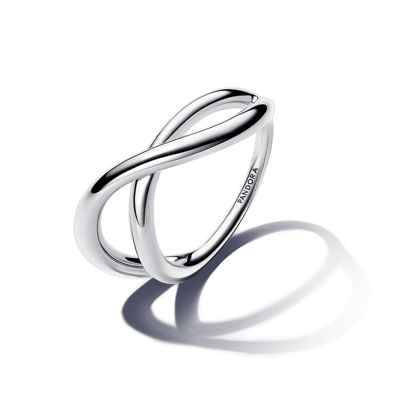 Pandora ESSENCE Infinity Organically Shaped Sterling Silver Ring image number 0