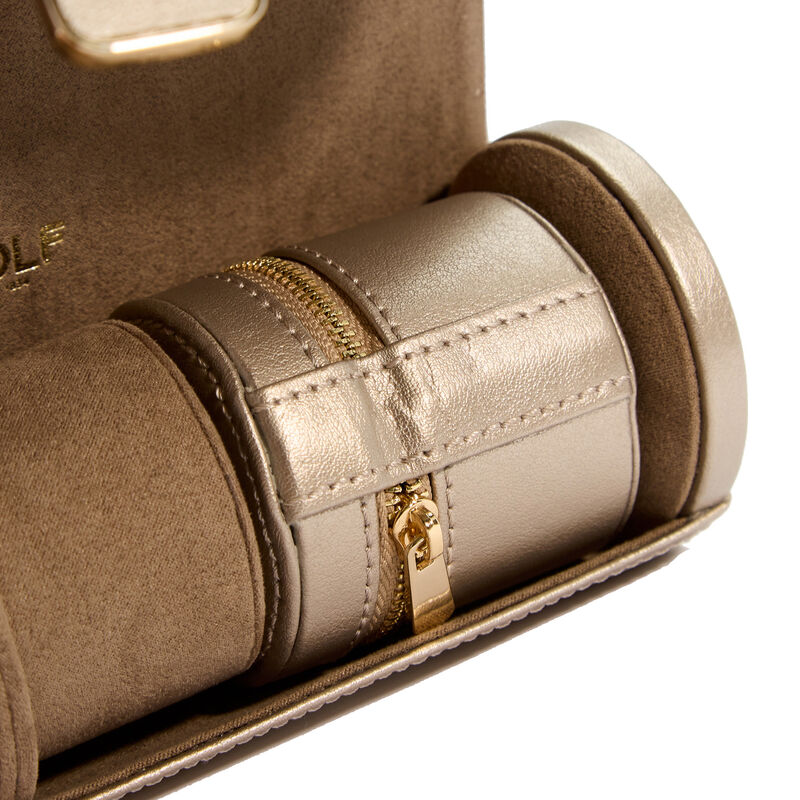 WOLF Palermo Double Watch Roll with Jewelry Pouch image number 5