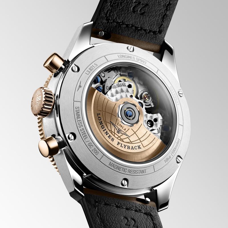 Longines Spirit Flyback Brown Dial Watch, 42mm image number 4