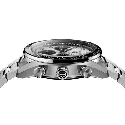 TAG Heuer Carrera Chronograph Sport Silver Dial Watch, 42mm