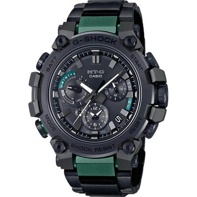 G-Shock MT-G Dual Core Guard Watch Green Accents, 51.9mm