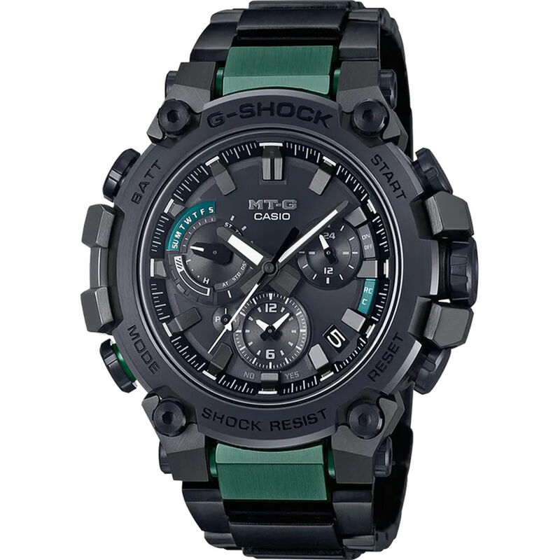G-Shock MT-G Dual Core Guard Watch Green Accents, 51.9mm image number 1