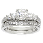 Diamond Bridal Set in Platinum